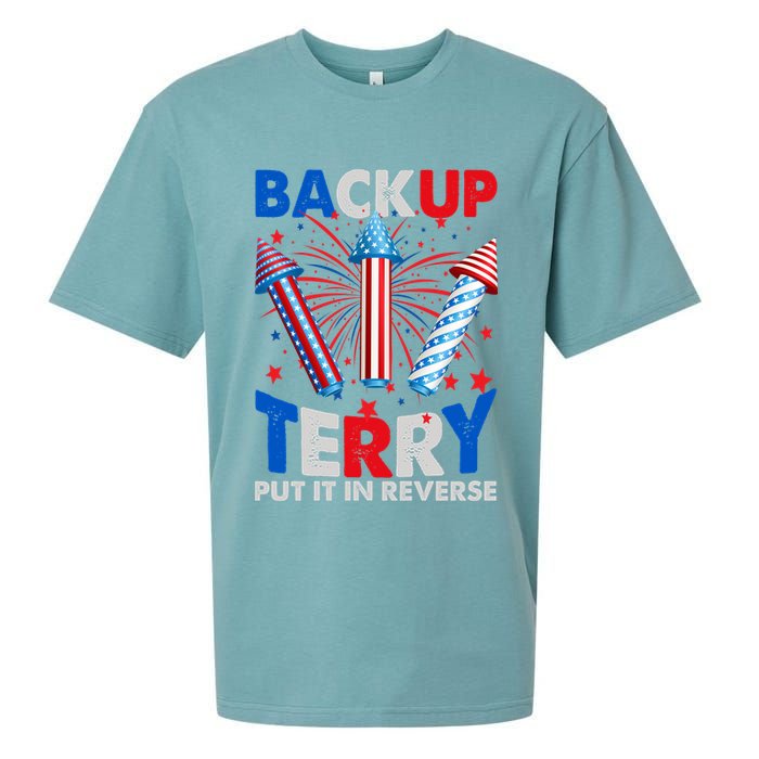 Fouth 4th Of July Back Up Terry Put It In Reverse Sueded Cloud Jersey T-Shirt