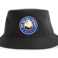 Funny 4th Of July Bald Eagle Are You Free Tonight Usa Sustainable Bucket Hat