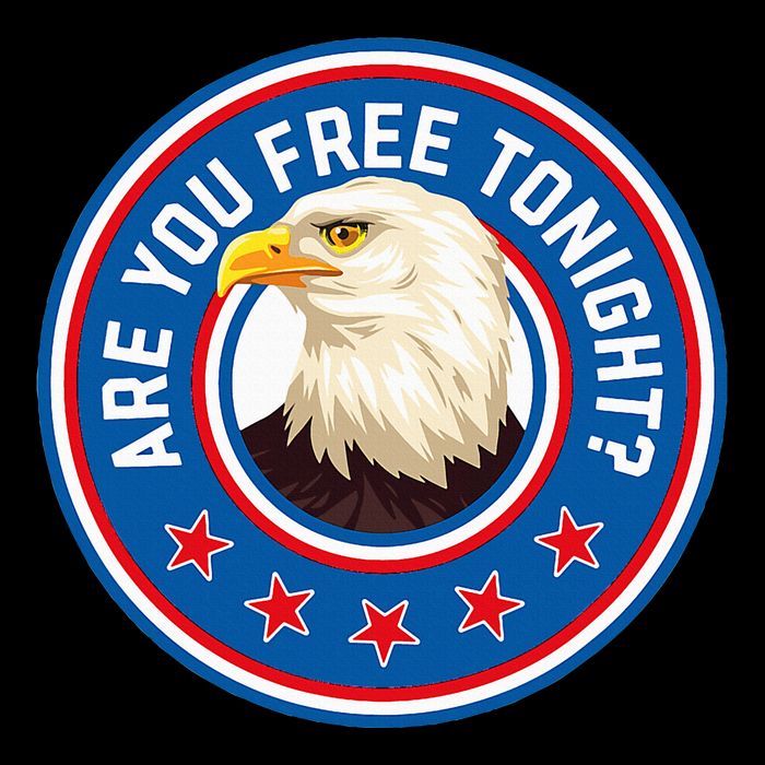 Funny 4th Of July Bald Eagle Are You Free Tonight Usa Sustainable Bucket Hat
