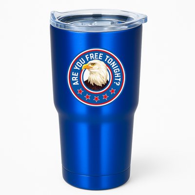 Funny 4th Of July Bald Eagle Are You Free Tonight Usa Tumbler