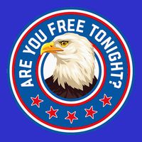 Funny 4th Of July Bald Eagle Are You Free Tonight Usa Tank Top