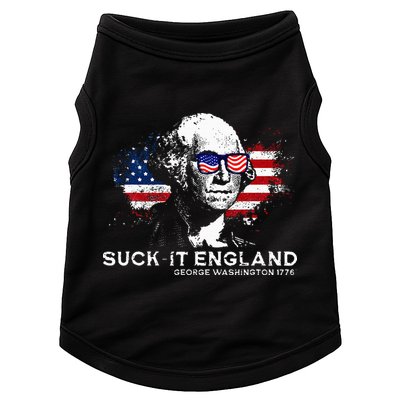 Funny 4th Of July George Washington 1776 Suck It England Doggie Tank
