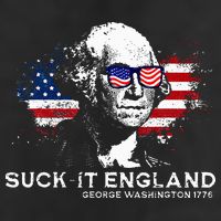 Funny 4th Of July George Washington 1776 Suck It England 15oz Campfire Ceramic Mug
