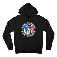 Funny 4th Of July Sippin On Libertea Liberty Usa Flag Tall Hoodie