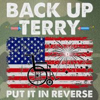 Fourth 4th Of July Back Up Terry Put It In Reverse USA Flag Legacy Tie Dye Trucker Hat