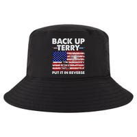Fourth 4th Of July Back Up Terry Put It In Reverse USA Flag Cool Comfort Performance Bucket Hat