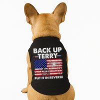 Fourth 4th Of July Back Up Terry Put It In Reverse USA Flag Doggie Tank