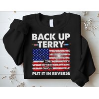 Fourth 4th Of July Back Up Terry Put It In Reverse USA Flag Sweatshirt