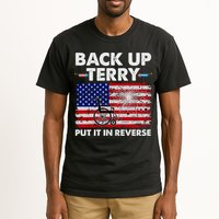 Fourth 4th Of July Back Up Terry Put It In Reverse USA Flag Tall T-Shirt