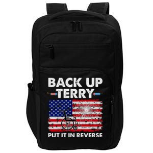 Fourth 4th Of July Back Up Terry Put It In Reverse USA Flag Impact Tech Backpack