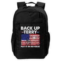 Fourth 4th Of July Back Up Terry Put It In Reverse USA Flag Backpack