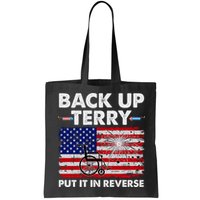 Fourth 4th Of July Back Up Terry Put It In Reverse USA Flag Bag