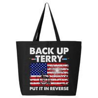Fourth 4th Of July Back Up Terry Put It In Reverse USA Flag 25L Jumbo Tote