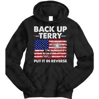 Fourth 4th Of July Back Up Terry Put It In Reverse USA Flag Tie Dye Hoodie