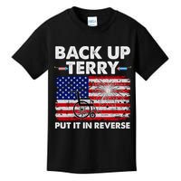 Fourth 4th Of July Back Up Terry Put It In Reverse USA Flag Kids T-Shirt