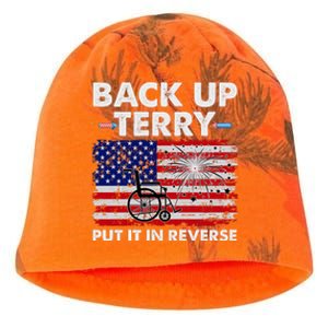 Fourth 4th Of July Back Up Terry Put It In Reverse USA Flag Kati - Camo Knit Beanie