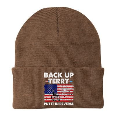 Fourth 4th Of July Back Up Terry Put It In Reverse USA Flag Beanie