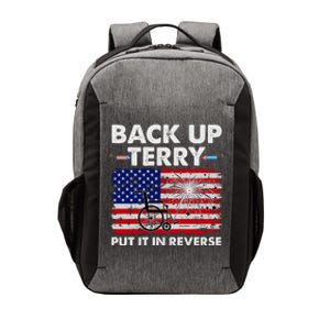 Fourth 4th Of July Back Up Terry Put It In Reverse USA Flag Vector Backpack