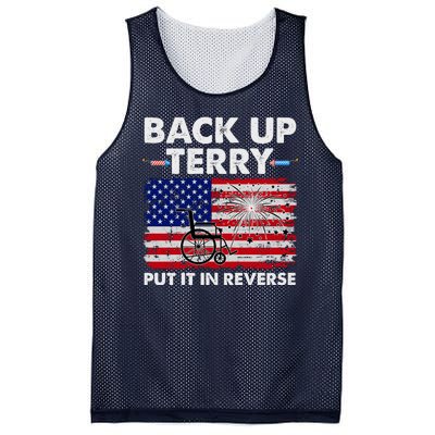 Fourth 4th Of July Back Up Terry Put It In Reverse USA Flag Mesh Reversible Basketball Jersey Tank