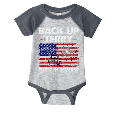 Fourth 4th Of July Back Up Terry Put It In Reverse USA Flag Infant Baby Jersey Bodysuit