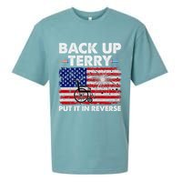 Fourth 4th Of July Back Up Terry Put It In Reverse USA Flag Sueded Cloud Jersey T-Shirt