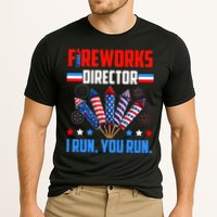 Funny 4th Of July Fireworks Director I Run You Run Performance Shirt