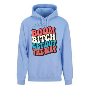 Fireworks 4th Of July Boom Bitch Get Out The Way Unisex Surf Hoodie