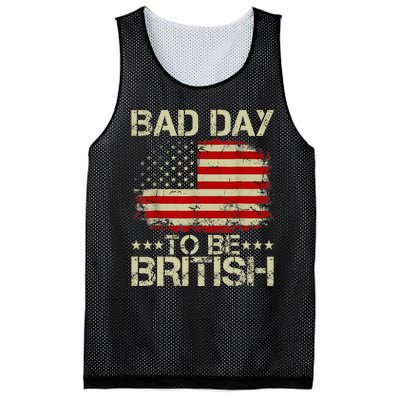 Funny 4th Of July Bad Day To Be British Mesh Reversible Basketball Jersey Tank