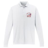 Fourth 4th Of July Matching Family Cute Farm Fresh Ice Cream Performance Long Sleeve Polo