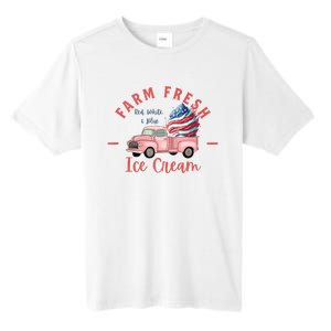 Fourth 4th Of July Matching Family Cute Farm Fresh Ice Cream Tall Fusion ChromaSoft Performance T-Shirt