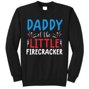 funny 4th of july for daddy little firecracker Sweatshirt