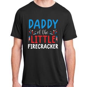 funny 4th of july for daddy little firecracker Adult ChromaSoft Performance T-Shirt