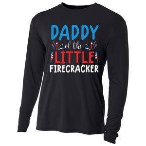 funny 4th of july for daddy little firecracker Cooling Performance Long Sleeve Crew