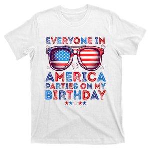 Funny 4th Of July Birthday Independence Day T-Shirt