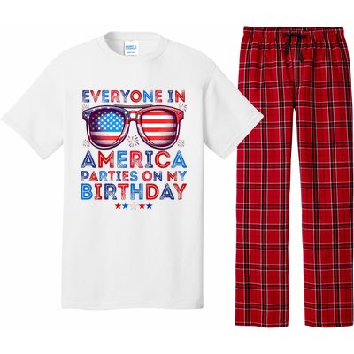 Funny 4th Of July Birthday Independence Day Pajama Set