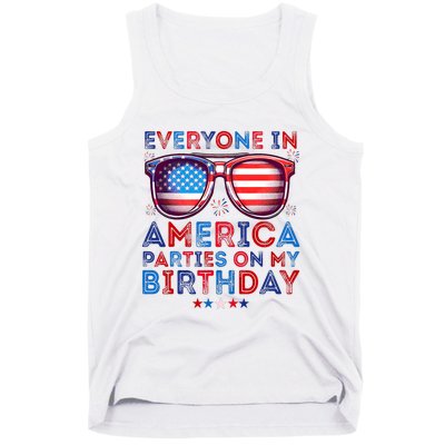 Funny 4th Of July Birthday Independence Day Tank Top