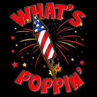 Funny 4th Of July What's Poppin Fireworks Rocket Mug