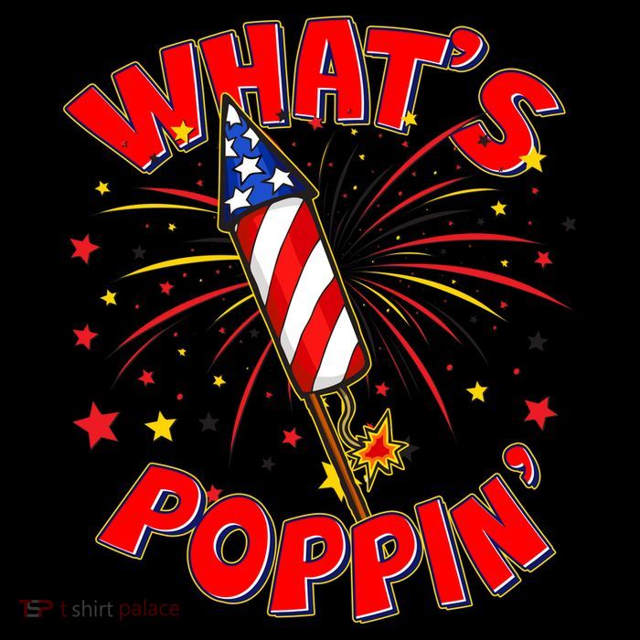 Funny 4th Of July What's Poppin Fireworks Rocket Mug