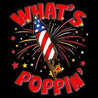 Funny 4th Of July What's Poppin Fireworks Rocket 16 in Basic Backpack