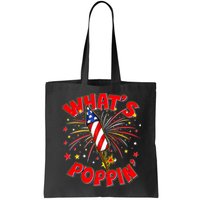 Funny 4th Of July What's Poppin Fireworks Rocket Bag
