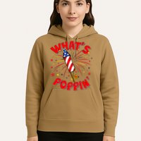 Funny 4th Of July What's Poppin Fireworks Rocket Hoodie
