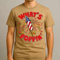 Funny 4th Of July What's Poppin Fireworks Rocket T-Shirt