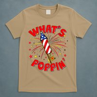Funny 4th Of July What's Poppin Fireworks Rocket T-Shirt