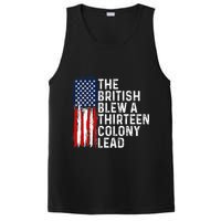 Funny 4th Of July The British Blew A 13 Colony Lead Retro PosiCharge Competitor Tank