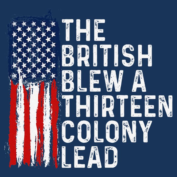 Funny 4th Of July The British Blew A 13 Colony Lead Retro 16 in Basic Backpack