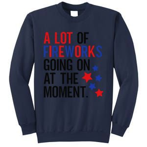 Funny 4th Of July A Lot Of Fireworks Going On At The Moment Sweatshirt