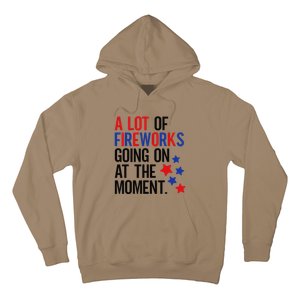 Funny 4th Of July A Lot Of Fireworks Going On At The Moment Hoodie