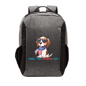 Funny 4th Of July Beagle Dog Chill The Fourth Out Dog Lover Vector Backpack