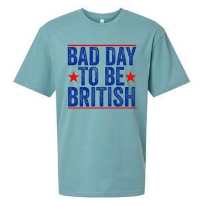 Funny 4th Of Julybad Day To Be British Sueded Cloud Jersey T-Shirt