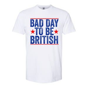 Funny 4th Of Julybad Day To Be British Softstyle CVC T-Shirt